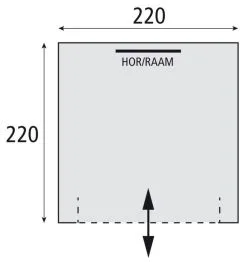Bardani Picasso Schuppenzelt -Camping Zelt Verkaufsgeschäft bardani picasso schuurtent 1
