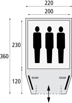 Bardani Stelvio 220 2022 -Camping Zelt Verkaufsgeschäft bardani stelvio 220 1
