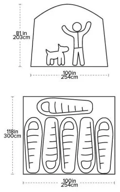 Big Agnes Big House 6 Rooibos-Shale -Camping Zelt Verkaufsgeschäft big agnes big house 6 rooibos shale 1