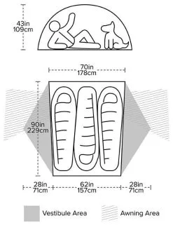 Big Agnes Copper Spur HV UL3 Bikepack Gray-Silver -Camping Zelt Verkaufsgeschäft big agnes copper spur hv ul3 bikepack gray silver 1