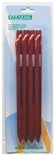 Campking Blister 4 Dural-haring Y-rock 23cm X 12 Mm