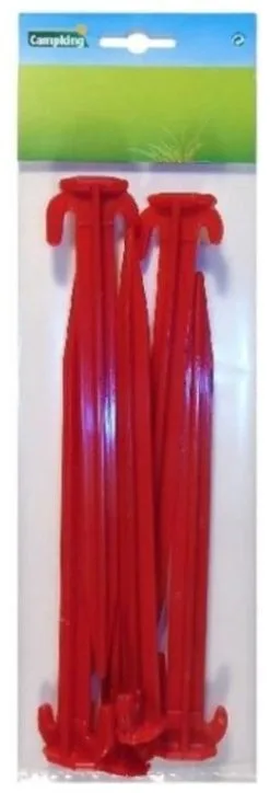 Campking Zelthering Kunststoff 30cm (6 Pack)