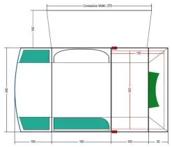 Coleman Journeymaster Pro L -Camping Zelt Verkaufsgeschäft coleman journeymaster pro l 1