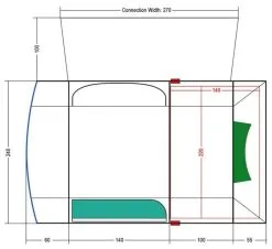 Coleman Journeymaster Pro M -Camping Zelt Verkaufsgeschäft coleman journeymaster pro m 2
