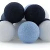 Cotton Ball Lights Regular Outdoor String Light Extension Kit -Camping Zelt Verkaufsgeschäft cotton ball lights regular outdoor string light extension kit blue blue 0