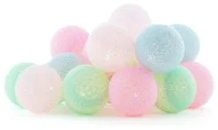 Cotton Ball Lights Regular Outdoor String Light Extension Kit -Camping Zelt Verkaufsgeschäft cotton ball lights regular outdoor string light extension kit mint mint 1