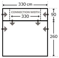 Dometic Rally AIR All-Season D/A 330 -Camping Zelt Verkaufsgeschäft dometic rally air all season d a 330 1