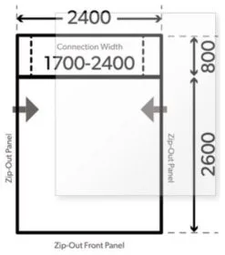 Dometic Rally AIR Pro 240 T/G -Camping Zelt Verkaufsgeschäft dometic rally air pro 240 t g 1