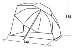 Easy Camp Coast Grey & Sand 8 Easy Camp Coast Grey & Sand -Camping Zelt Verkaufsgeschäft easy camp coast blue sand 1