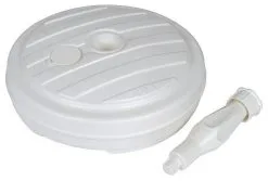 EDA Parasolvoet Ø 42 Cm 15 EDA Parasolvoet Ø 42 Cm -Camping Zelt Verkaufsgeschäft eda parasolvoet 42 cm white white 3