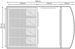 Eurotrail Alabama BTC Alu Beige-Charcoal -Camping Zelt Verkaufsgeschäft eurotrail alabama btc alu beige charcoal 1