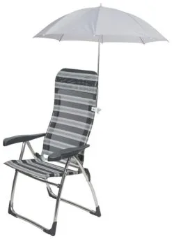 Eurotrail Stuhl Regenschirm 18 Eurotrail Stuhl Regenschirm -Camping Zelt Verkaufsgeschäft eurotrail stoelparasol grey one size grey 0 2