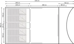 Eurotrail Yellowstone 360 BTC RS Beige -Camping Zelt Verkaufsgeschäft eurotrail yellowstone 360 btc rs beige 1