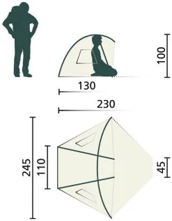 Jack Wolfskin Beach Shelter III White Pepper -Camping Zelt Verkaufsgeschäft jack wolfskin beach shelter iii white pepper 1