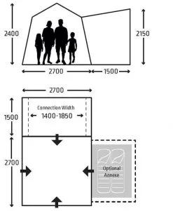 Kampa Cross AIR T/G Drive-Away Awning -Camping Zelt Verkaufsgeschäft kampa cross air t g drive away awning 1