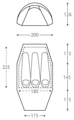 Nigor Moa 3 Willow Bough - Burnt Orange -Camping Zelt Verkaufsgeschäft nigor moa 3 willow bough burnt orange 1 1