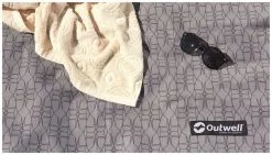 Camping Zelt Verkaufsgeschäft 8 Outwell Airville 6SA Flat Woven Carpet Black-Grey