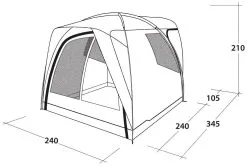 Outwell Beachcrest Green 20 Outwell Beachcrest Green -Camping Zelt Verkaufsgeschäft outwell beachcrest green 4