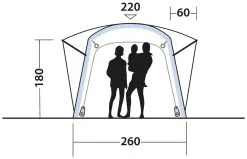 Outwell Bremburg Air Package Deal Black-Grey -Camping Zelt Verkaufsgeschäft outwell bremburg air package deal grey 2