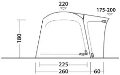 Outwell Bremburg Air Package Deal Black-Grey -Camping Zelt Verkaufsgeschäft outwell bremburg air package deal grey 3