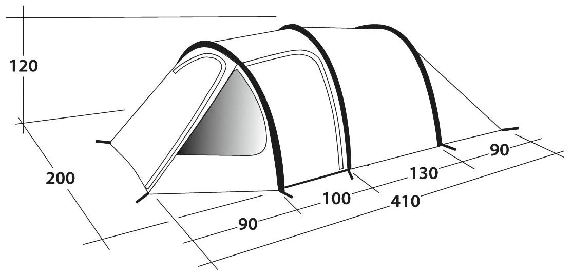 Outwell Earth 3 Blue 7 Outwell Earth 3 Blue – Bild 5