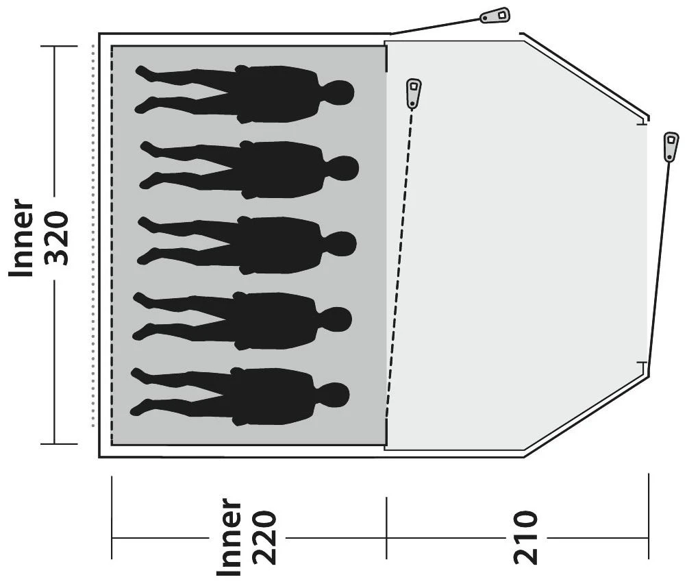Outwell Earth 5 Blue 5 Outwell Earth 5 Blue – Bild 3