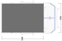 Outwell Forestville 6SA Footprint Black-Grey -Camping Zelt Verkaufsgeschäft outwell forestville 6sa footprint grey 1