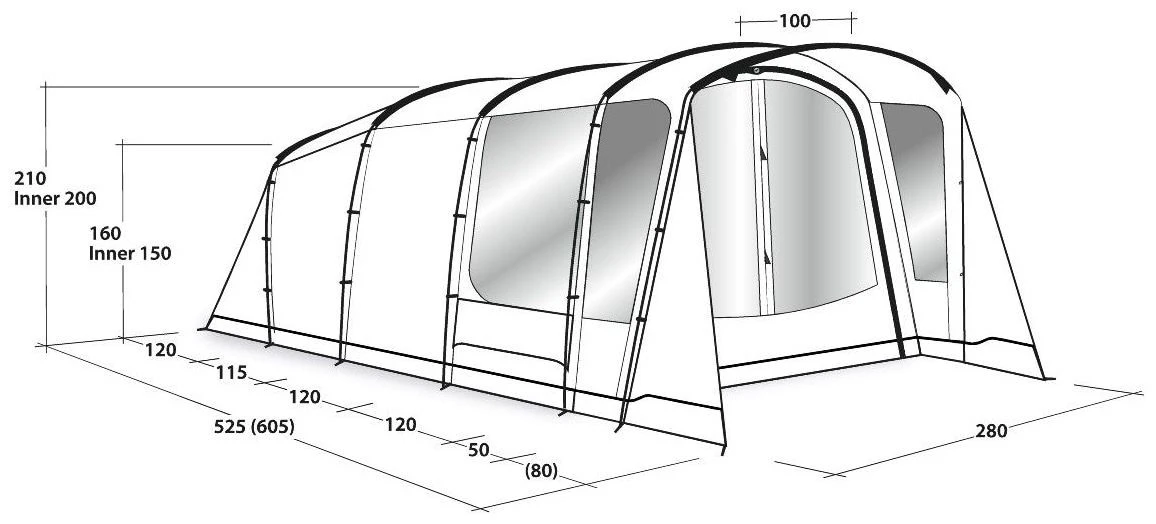 Outwell Greenwood 4 Package Deal Dark Leaf 6 Outwell Greenwood 4 Package Deal Dark Leaf – Bild 4