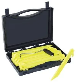 Outwell Guyline Peg Box Luminous Green