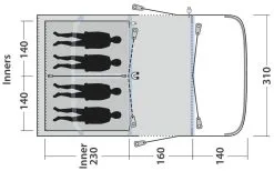Outwell Hayward Lake 4ATC Demo 2022 Navy Night 16 Outwell Hayward Lake 4ATC Demo 2022 Navy Night -Camping Zelt Verkaufsgeschäft outwell hayward lake 4atc demo navy night 1