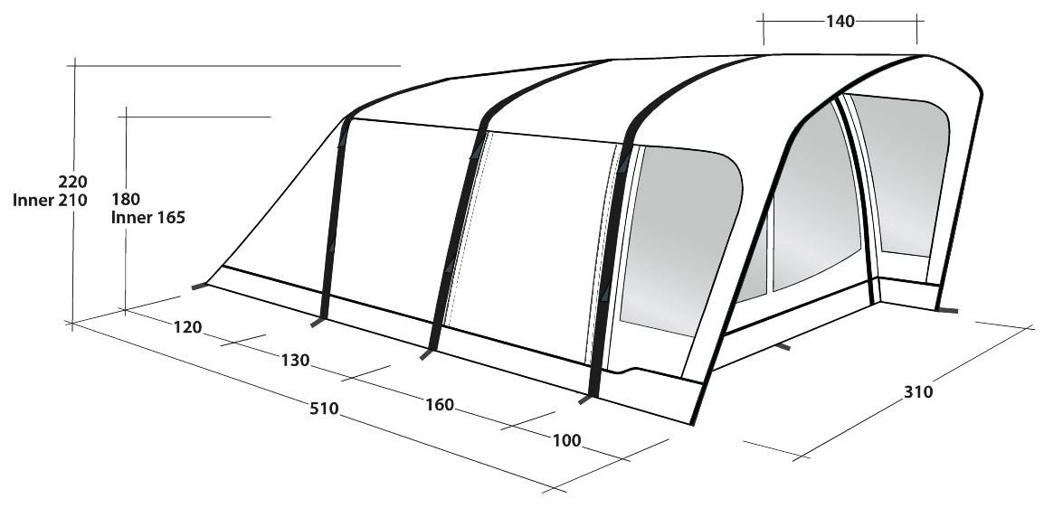 Outwell Hayward Lake 4ATC Demo 2022 Navy Night 8 Outwell Hayward Lake 4ATC Demo 2022 Navy Night – Bild 6