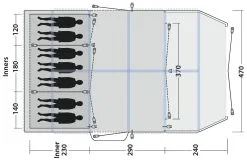 Outwell Knoxville 7SA Navy Night -Camping Zelt Verkaufsgeschäft outwell knoxville 7sa navy night 1