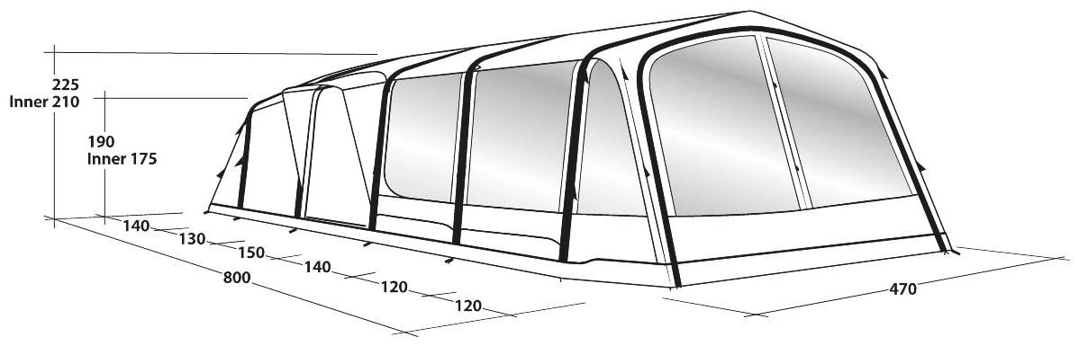Outwell Knoxville 7SA Package Deal Navy Night 8 Outwell Knoxville 7SA Package Deal Navy Night – Bild 6