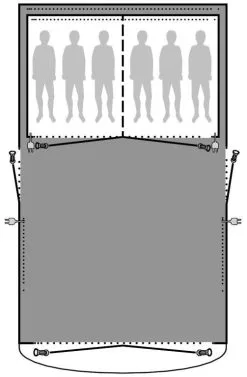 Outwell Mayville 6SA Footprint 7 Outwell Mayville 6SA Footprint -Camping Zelt Verkaufsgeschäft outwell mayville 6sa footprint 1