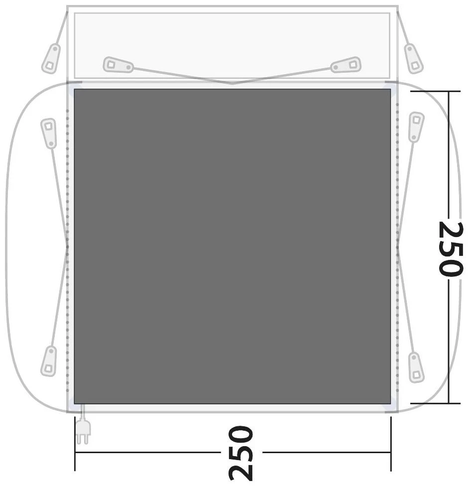 Outwell Milestone/ Bremburg Footprint Black-Grey 5 Outwell Milestone/ Bremburg Footprint Black-Grey – Bild 3