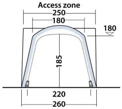 Outwell Milestone Dash Air -Camping Zelt Verkaufsgeschäft outwell milestone dash air 5