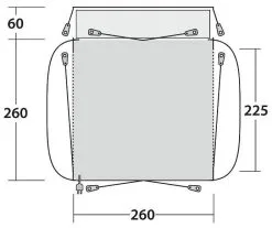 Outwell Milestone Lux Black-Grey -Camping Zelt Verkaufsgeschäft outwell milestone lux black grey 2 1