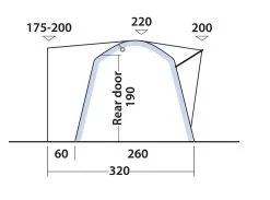Outwell Milestone Shade Air -Camping Zelt Verkaufsgeschäft outwell milestone shade air 2
