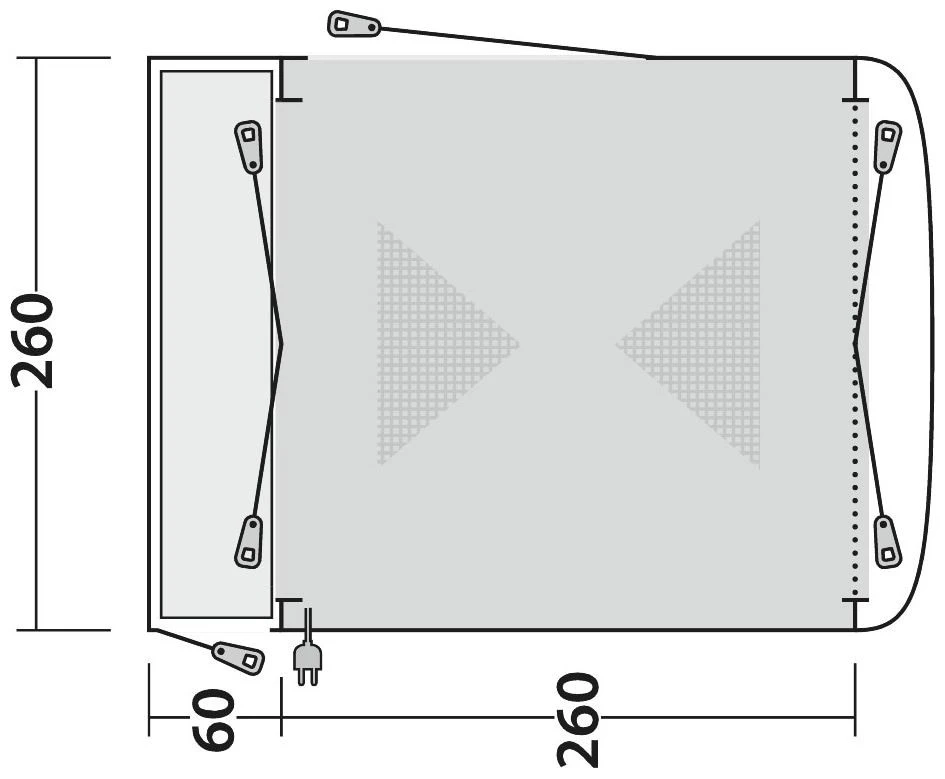 Outwell Milestone Shade Package Deal Black-Grey 5 Outwell Milestone Shade Package Deal Black-Grey – Bild 3