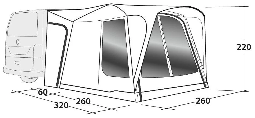 Outwell Milestone Shade Package Deal Black-Grey 8 Outwell Milestone Shade Package Deal Black-Grey – Bild 6