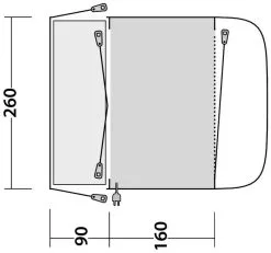 Outwell Newburg 160 2022 Grey 17 Outwell Newburg 160 2022 Grey -Camping Zelt Verkaufsgeschäft outwell newburg 160 grey 3