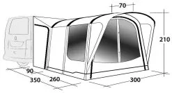 Outwell Newburg 260 2022 Grey -Camping Zelt Verkaufsgeschäft outwell newburg 260 2