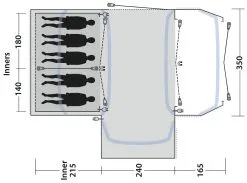 Outwell Oakdale 5PA Package Deal Green -Camping Zelt Verkaufsgeschäft outwell oakdale 5pa package deal green 1 1