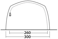 Outwell Oakwood 5 Dark Leaf -Camping Zelt Verkaufsgeschäft outwell oakwood 5 dark leaf 3