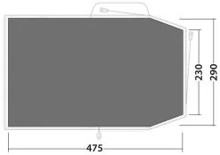 Outwell Rosedale 5PA Footprint Grey 7 Outwell Rosedale 5PA Footprint Grey -Camping Zelt Verkaufsgeschäft outwell rosedale 5pa footprint grey 1 2