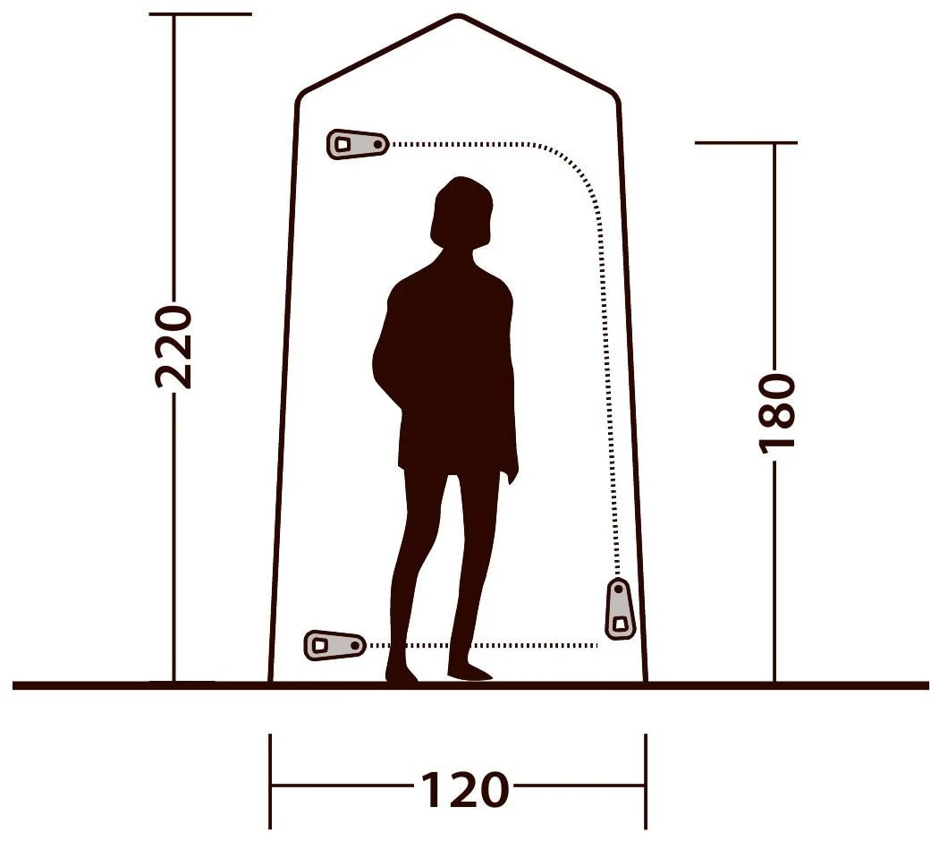Outwell Seahaven Comfort Station Single Blue 7 Outwell Seahaven Comfort Station Single Blue – Bild 5