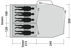 Outwell Springwood 5SG Blue 18 Outwell Springwood 5SG Blue -Camping Zelt Verkaufsgeschäft outwell springwood 5sg blue 2 4