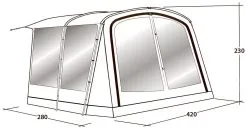 Outwell Universal Markise Size 6 Black-Grey 17 Outwell Universal Markise Size 6 Black-Grey -Camping Zelt Verkaufsgeschäft outwell universal luifel size 6 grey 1