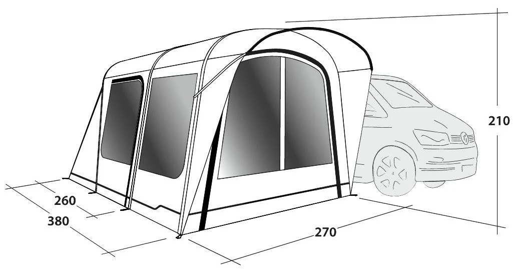 Outwell Wolfburg 380 Air Black-Grey 8 Outwell Wolfburg 380 Air Black-Grey – Bild 6