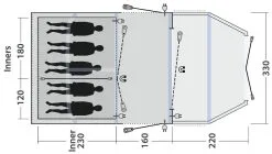 Outwell Wood Lake 5ATC Navy Night -Camping Zelt Verkaufsgeschäft outwell wood lake 5atc navy night 2 2